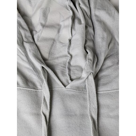 🎄 PINK VS EUC hoodie long sleeve top XS pale grey - Picture 6 of 16